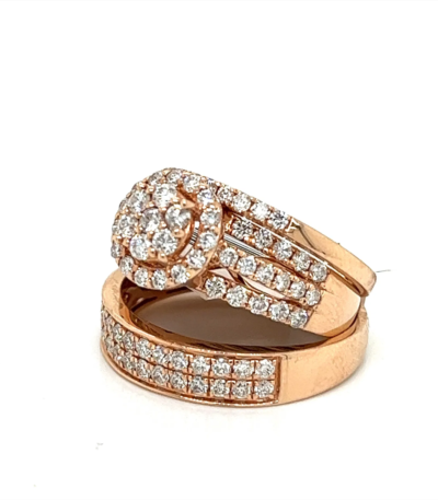 Rose Gold 14k 8.9g , 1.75ct dia