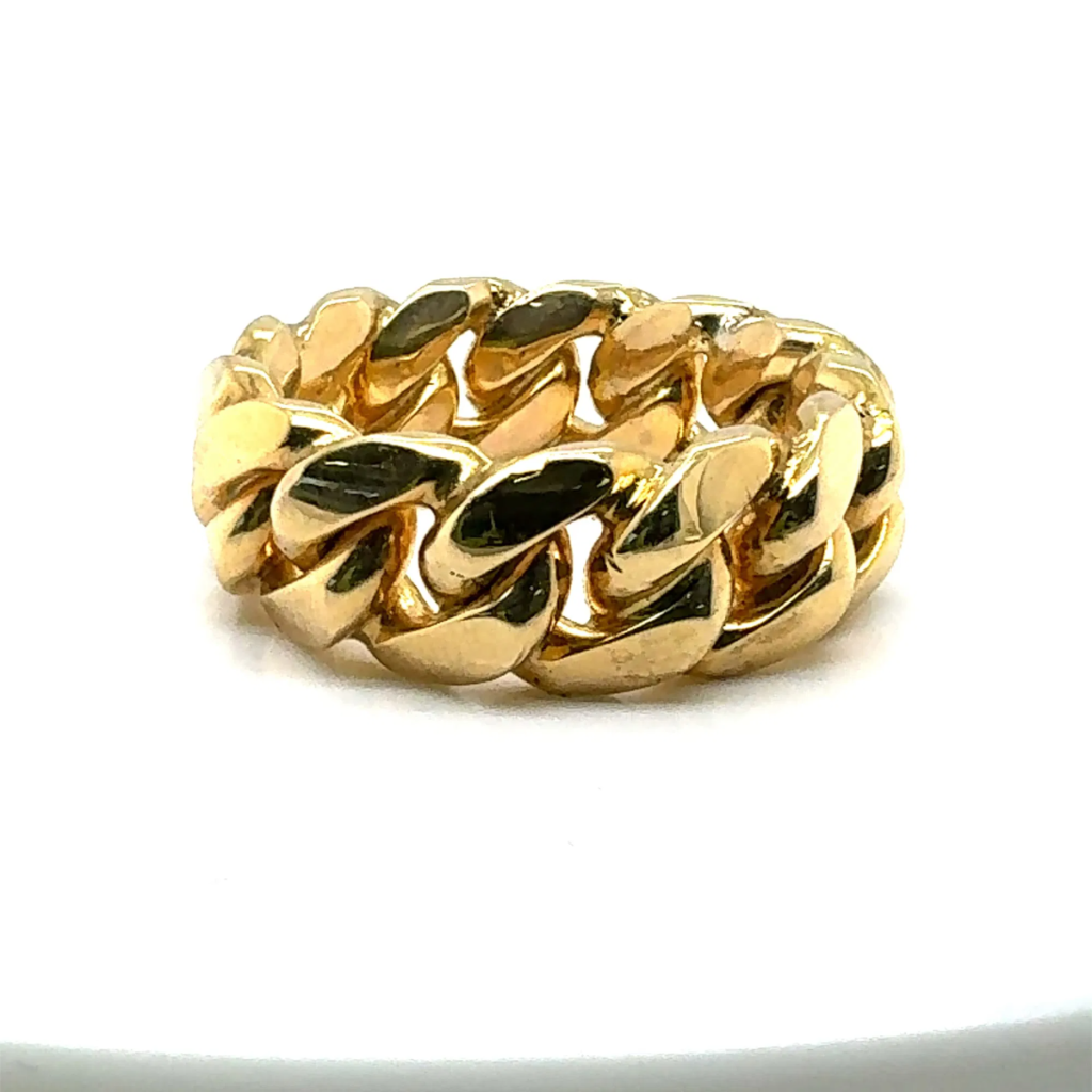 15mm Miami Cuban Link 10k ring