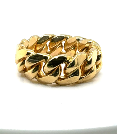 15mm Miami Cuban Link 10k ring