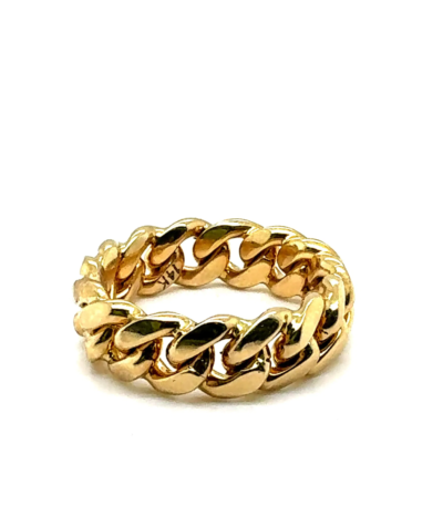 15MM Miami Cuban Link 14k Ring