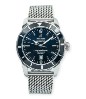 Breitling Superocean Heritage A17320 Black Dial Mens Steel Watch