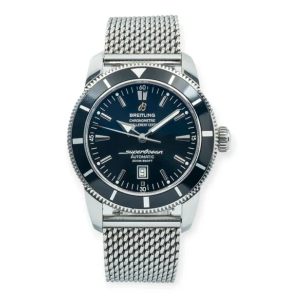 Breitling Superocean Heritage A17320 Black Dial Mens Steel Watch