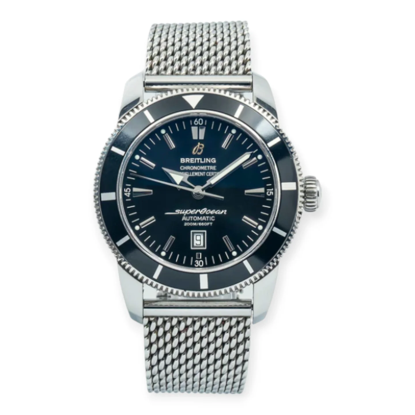 Breitling Superocean Heritage A17320 Black Dial Mens Steel Watch Breitling Superocean Heritage A17320 Black Dial Mens Steel Watch