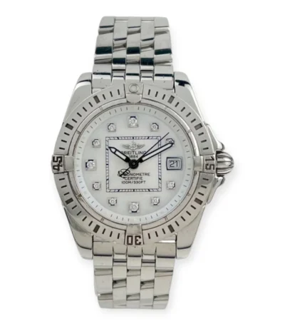 Breitling Windrider Cockpit A71356 Ladies Black Diamond Ladies Watch