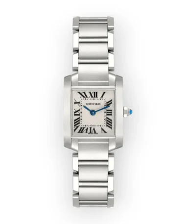 Cartier Tank Francaise Small Watch W51008Q3 25mm White Dial