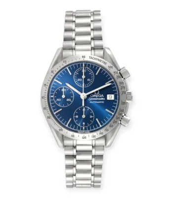 Omega Speedmaster 3511.80.00 Date Blue Dial Chronograph Mens Watch