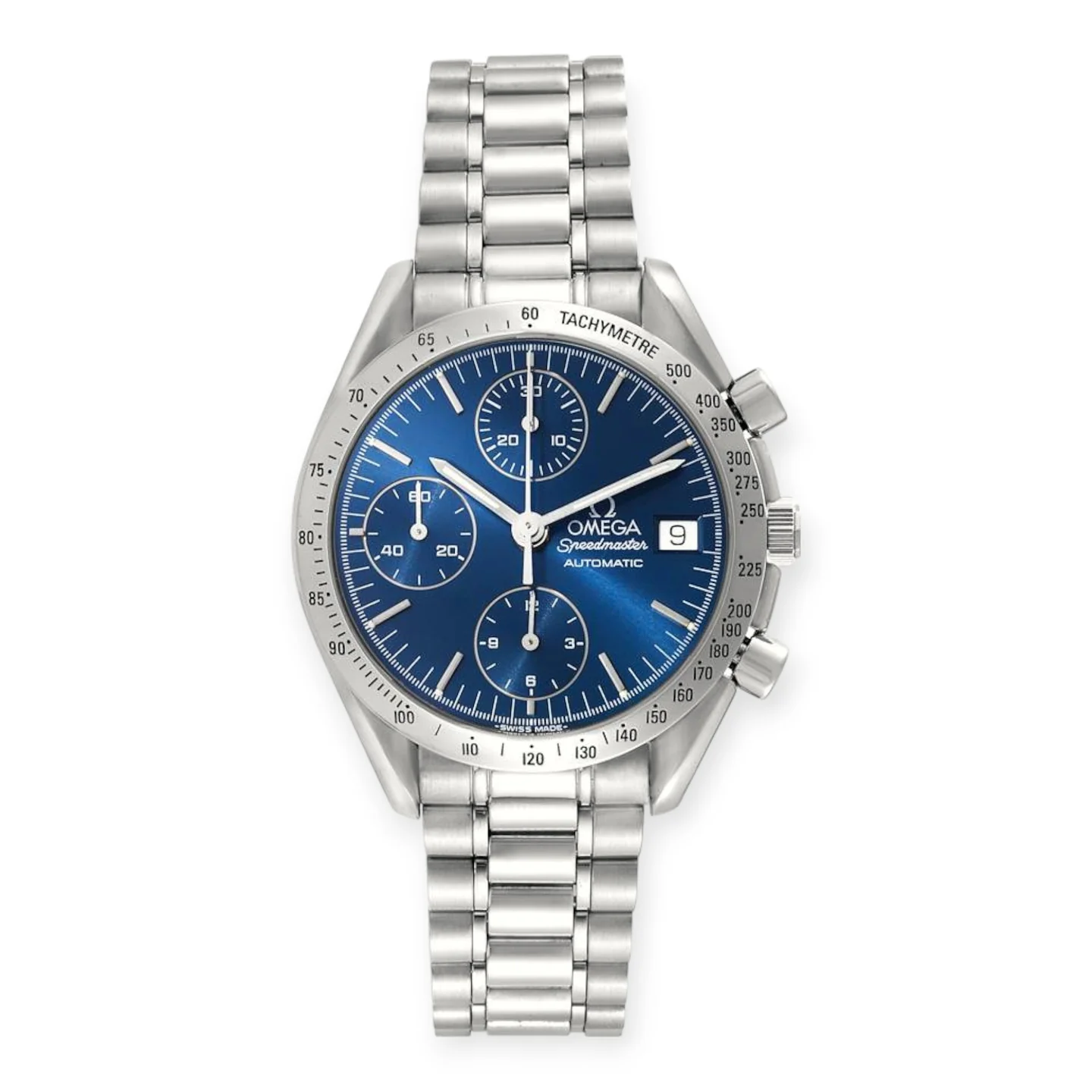 Omega Speedmaster 3511.80.00 Date Blue Dial Chronograph Mens Watch Omega Speedmaster 3511.80.00 Date Blue Dial Chronograph Mens Watch