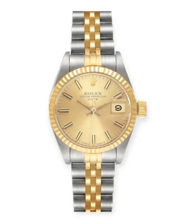 Rolex Datejust 69173 26MM Champagne Dial With Two Tone Jubilee Bracelet