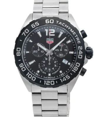 Tag Heuer Formula 1 Quartz Chronograph CAZ1010.BA08420 43MM Black Dial