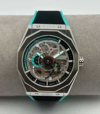 noda aero skelton dial watch